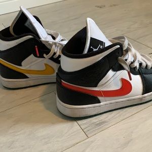 Red And Yellow Jordans